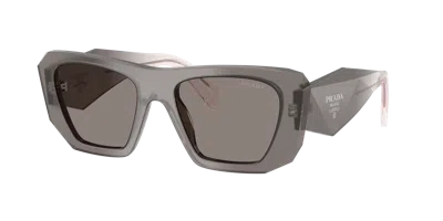 Prada Woman Sunglass Pr B18s In Brown