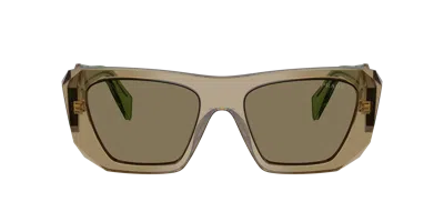 Prada Woman Sunglass Pr B18sf In Brown