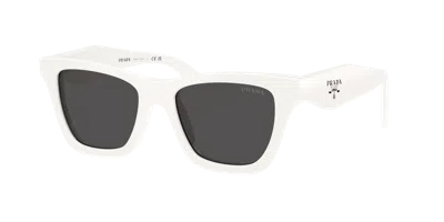 Prada Woman Sunglass Pr C07sf In White