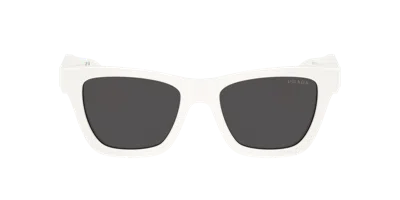 Prada Woman Sunglass Pr C07sf In White