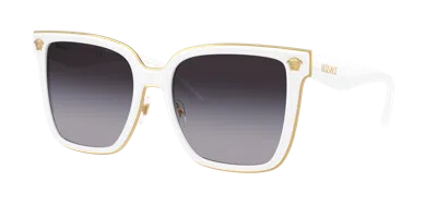 Versace Woman Sunglass Ve2278d In Gray