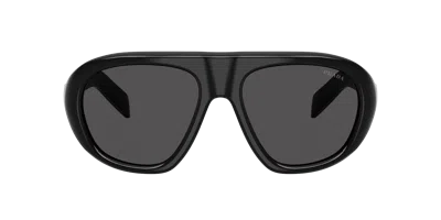 Prada Navigator-frame Sunglasses In Black
