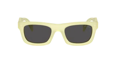 Prada Woman Sunglass Pr C06s In Yellow