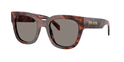 Prada Woman Sunglass Pr C04sf In Gray