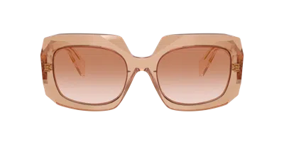 Prada Woman Sunglass Pr B23s In Gold