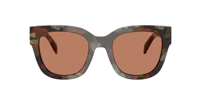 Prada Cat-eye-frame Sunglasses In Brown