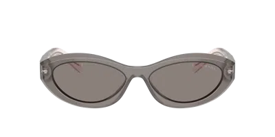 Prada Woman Sunglass Pr 26zsf In Gray