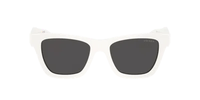 Prada Woman Sunglass Pr C07sf In Gray