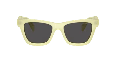 Prada Woman Sunglass Pr C06s In Green