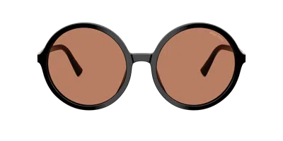 Miu Miu Woman Sunglass Mu B02s In Brown