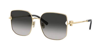 Tiffany & Co Tiffany Grey Gradient Oversized Ladies Sunglasses Tf3105d 6021s4 58 In Gray