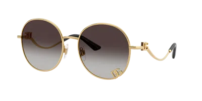 Dolce & Gabbana Dolce&gabbana Woman Sunglass Dg2324 In Gold