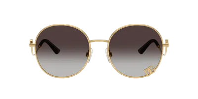 Dolce & Gabbana Dolce&gabbana Woman Sunglass Dg2324 In Gold