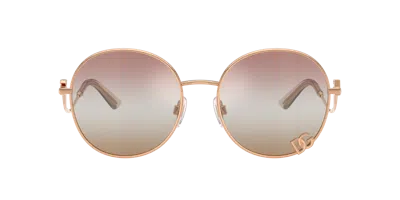 Dolce & Gabbana Dolce&gabbana Woman Sunglass Dg2324 In Gold
