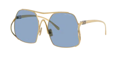 Miu Miu Woman Sunglass Mu A55s In Blue