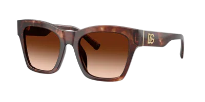 Dolce & Gabbana Dolce&gabbana Woman Sunglass Dg4512 In Brown