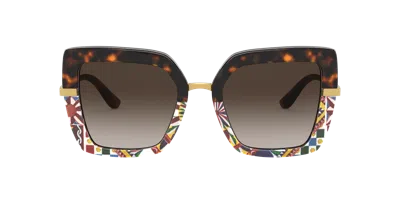Dolce & Gabbana Dolce&gabbana Woman Sunglass Dg4373f In Brown