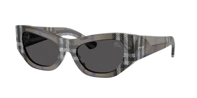 Burberry Woman Sunglass Be4450u In Gray