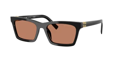 Miu Miu Woman Sunglass Mu A05sf In Black