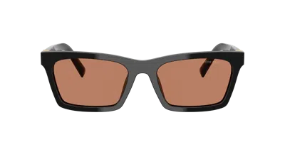 Miu Miu Woman Sunglass Mu A05sf In Black