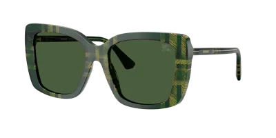 Burberry Woman Sunglass Be4456f In Green