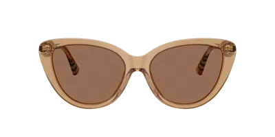 Burberry Woman Sunglass Be4457f In Brown