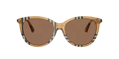 Burberry Woman Sunglass Be4455f In Brown