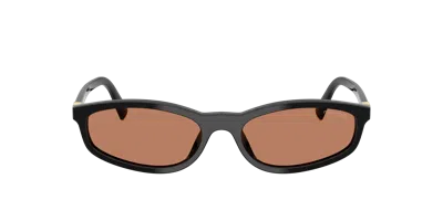 Miu Miu Woman Sunglass Mu A06sf In Brown