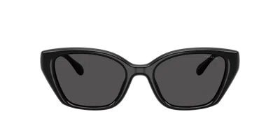 Coach Woman Sunglass Hc8434u Cby91 In Black