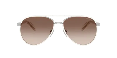 Prada Woman Sunglass Pr B57s In Gold