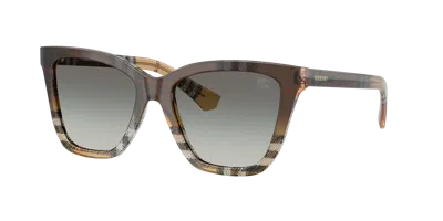 Burberry Woman Sunglass Be4468f In Gray