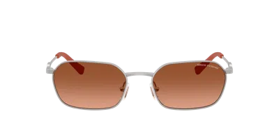 Armani Exchange Unisex Sunglass Ax2056s In Brown