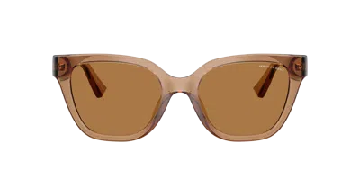 Armani Exchange Woman Sunglass Ax4164su In Brown