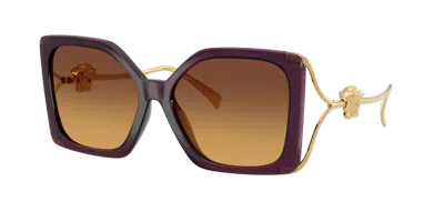 Versace Woman Sunglass Ve4502u In Black