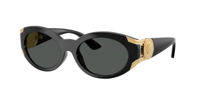 Versace Woman Sunglass Ve4503u In Black