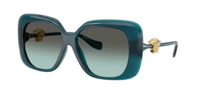 Versace Woman Sunglass Ve4499u In Green