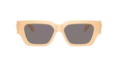 Versace Woman Sunglass Ve4497u In Yellow