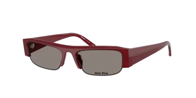 Miu Miu Woman Sunglass Mu B07sf In Gray