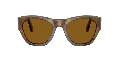Persol Unisex Sunglass Po0054s In Brown