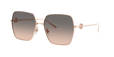 Tory Burch Woman Sunglass Ty6118d In Gold