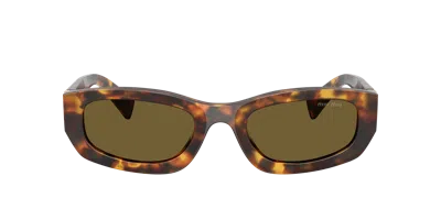 Miu Miu Woman Sunglass Mu B04sf In Brown