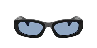 Miu Miu Woman Sunglass Mu B04s In Black
