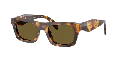 Prada Woman Sunglass Pr C06sf In Brown