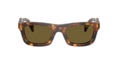 Prada Woman Sunglass Pr C06sf In Brown