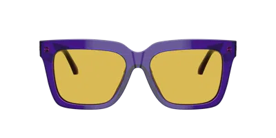 Versace Woman Sunglass Ve4498f In Yellow