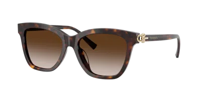 Tiffany & Co . Woman Sunglass Tf4241d In Brown