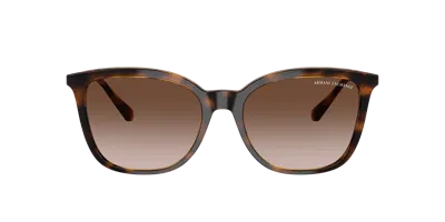 Armani Exchange Woman Sunglass Ax4151s In Brown
