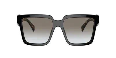Prada Grey Gradient Square Ladies Sunglasses Pr 24zs 1ab0a7 56 In Brown
