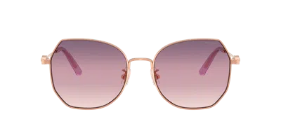 Coach Woman Sunglass Hc7175 Cad79 In Pink