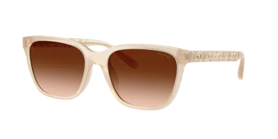 Coach Woman Sunglass Hc8429d Cae86 In Brown